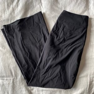 Cabi Wide Leg Black Side Button Trousers